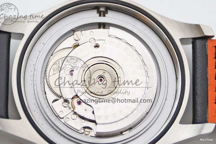 MIROTIME 0122 Vibrant Mark XVIII IW327001 SS M+F 1:1 Best Edition Black Dial on Black Leather Strap A 7055